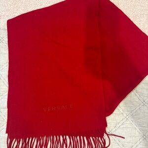 Red Versace Scarf